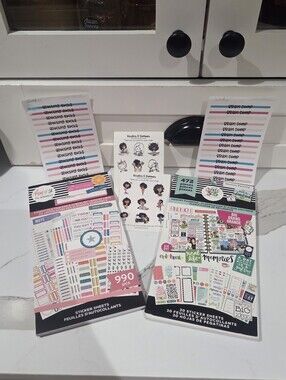 The Happy Planner Pastel & Bright Planner Sticker Book Lot